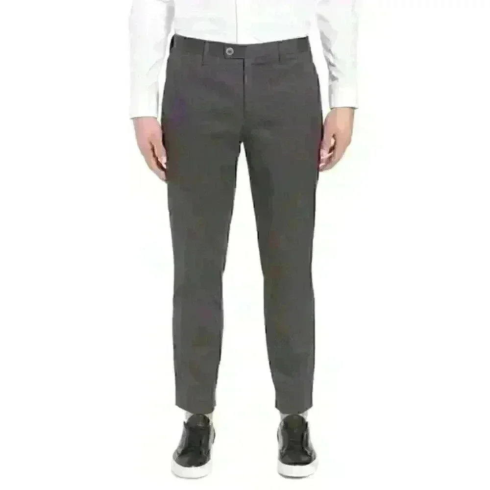 NEW! Ted Baker Men's 30R Cliftro Piece-Dyed Cotton Trousers NWT $219